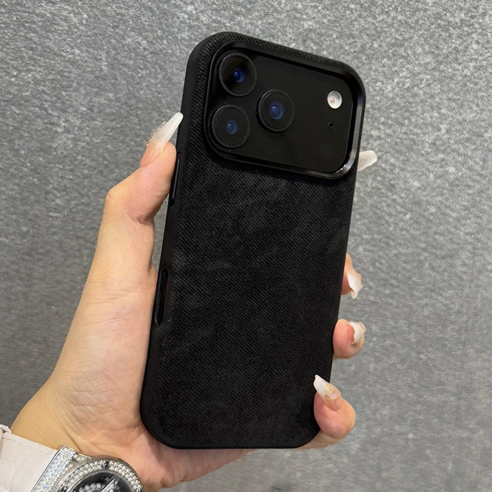 Luxury Fiber Leather For iPhone 17 Pro Max Case Magnetic Phone Case For iPhone 17Pro Max 17Pro 17 17Air Magsafe Shockproof Cover