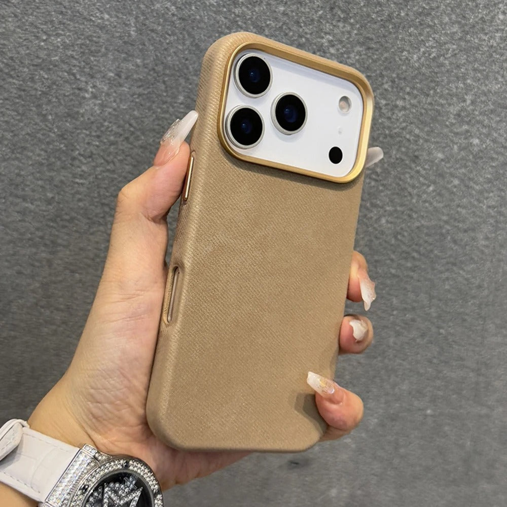 Luxury Fiber Leather For iPhone 17 Pro Max Case Magnetic Phone Case For iPhone 17Pro Max 17Pro 17 17Air Magsafe Shockproof Cover