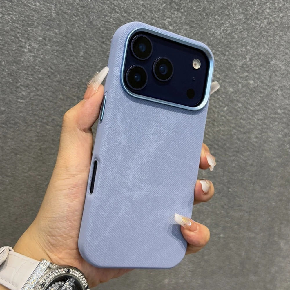 Luxury Fiber Leather For iPhone 17 Pro Max Case Magnetic Phone Case For iPhone 17Pro Max 17Pro 17 17Air Magsafe Shockproof Cover