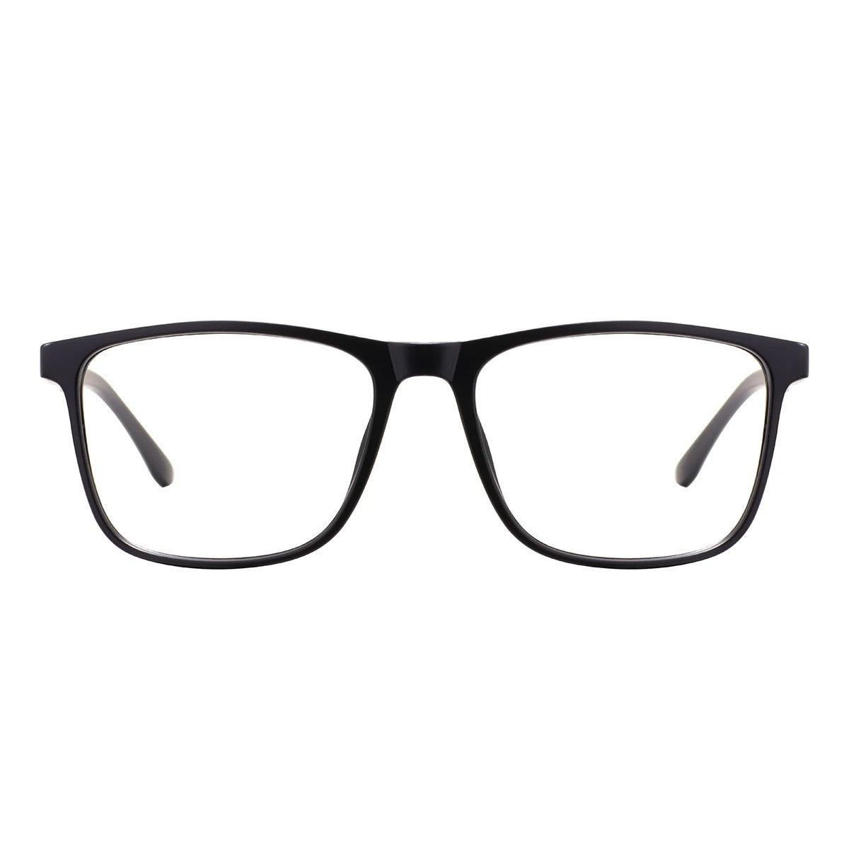 TR90 Men Ultralight Square Prescription Eyeglasses Classic Rectangular Optical Glasses Anti Blue Light Progressive Lenses Spring